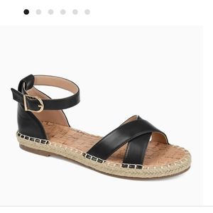 Black espadrille sandals